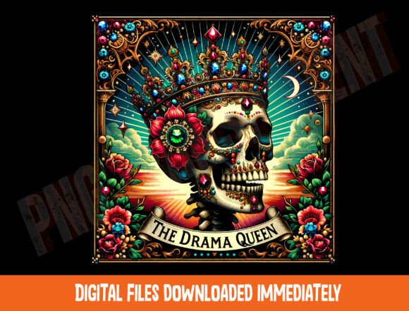 Download The Drama Queen Tarot Card PNG, Funny - Funny Collection