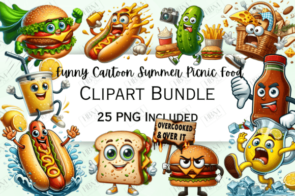 Download Funny Picnic Food Clipart - Funny Collection