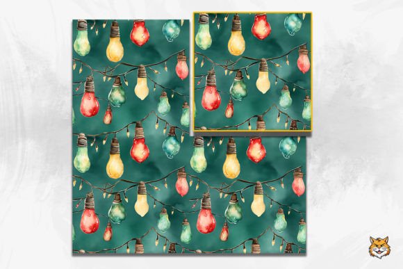 Download Christmas Lights Seamless Pattern - Premium Resources