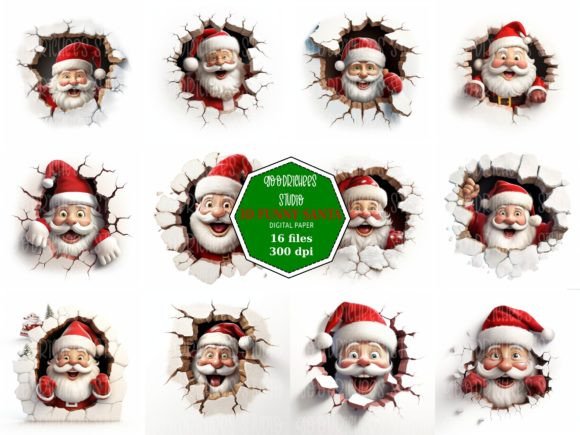 Download 3D Funny Christmas Background Graphic - Funny Collection