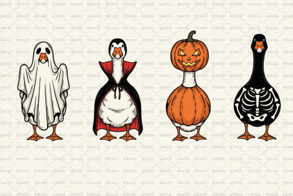 Download Funny Spooky Halloween Goose PNG - Funny Collection