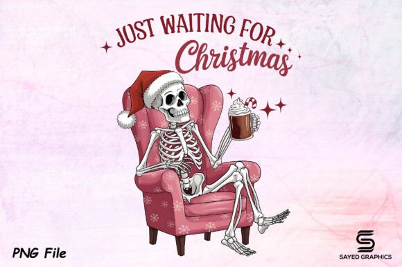 Download Funny Christmas Skeleton Sublimation PNG - Funny Collection